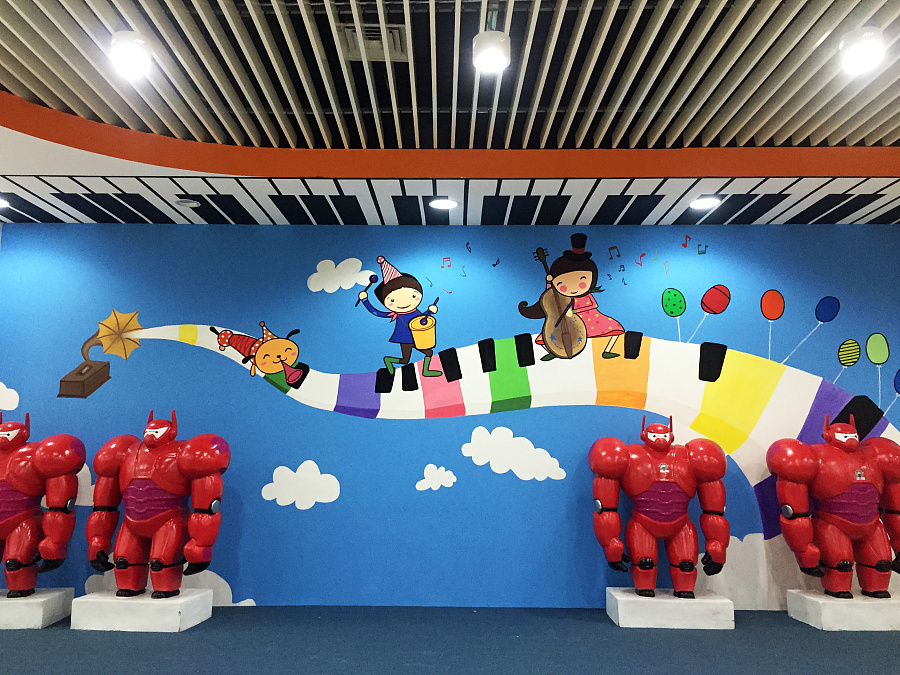 [豹小玉手绘]青岛-即墨-宝龙广场儿童游乐区手