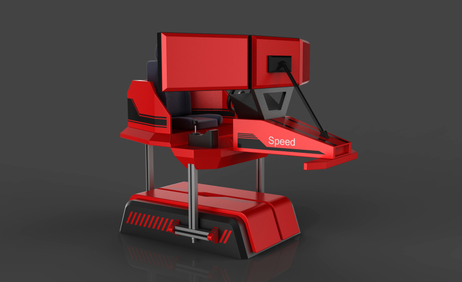 3自由赛车模拟器外观设计|交通工具|工业\/产品