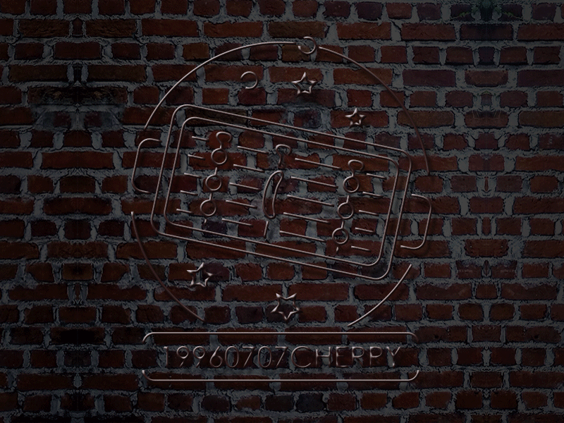 最近的新练习,矢量插画加矢量海报加gif动态霓虹灯