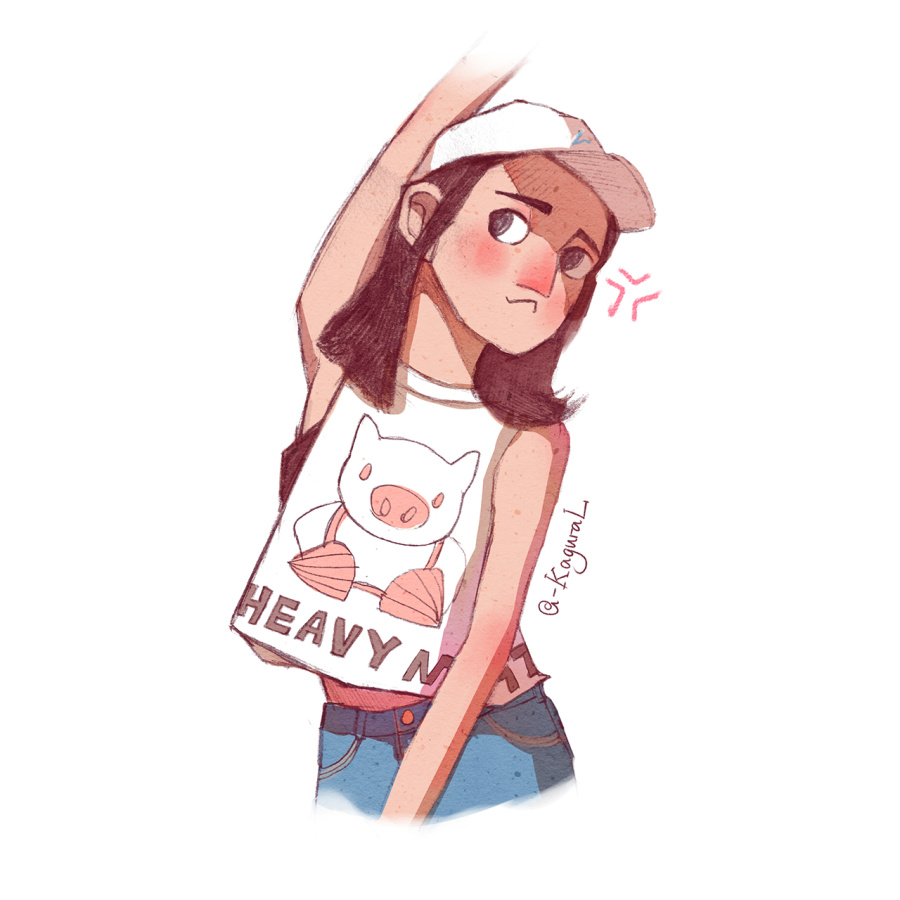 画一画我的朋友圈~|绘画习作|插画|kaguraL - 原