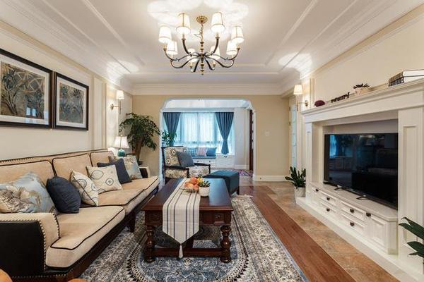 成都哪家装修口碑好 140㎡美式四居室装修案例