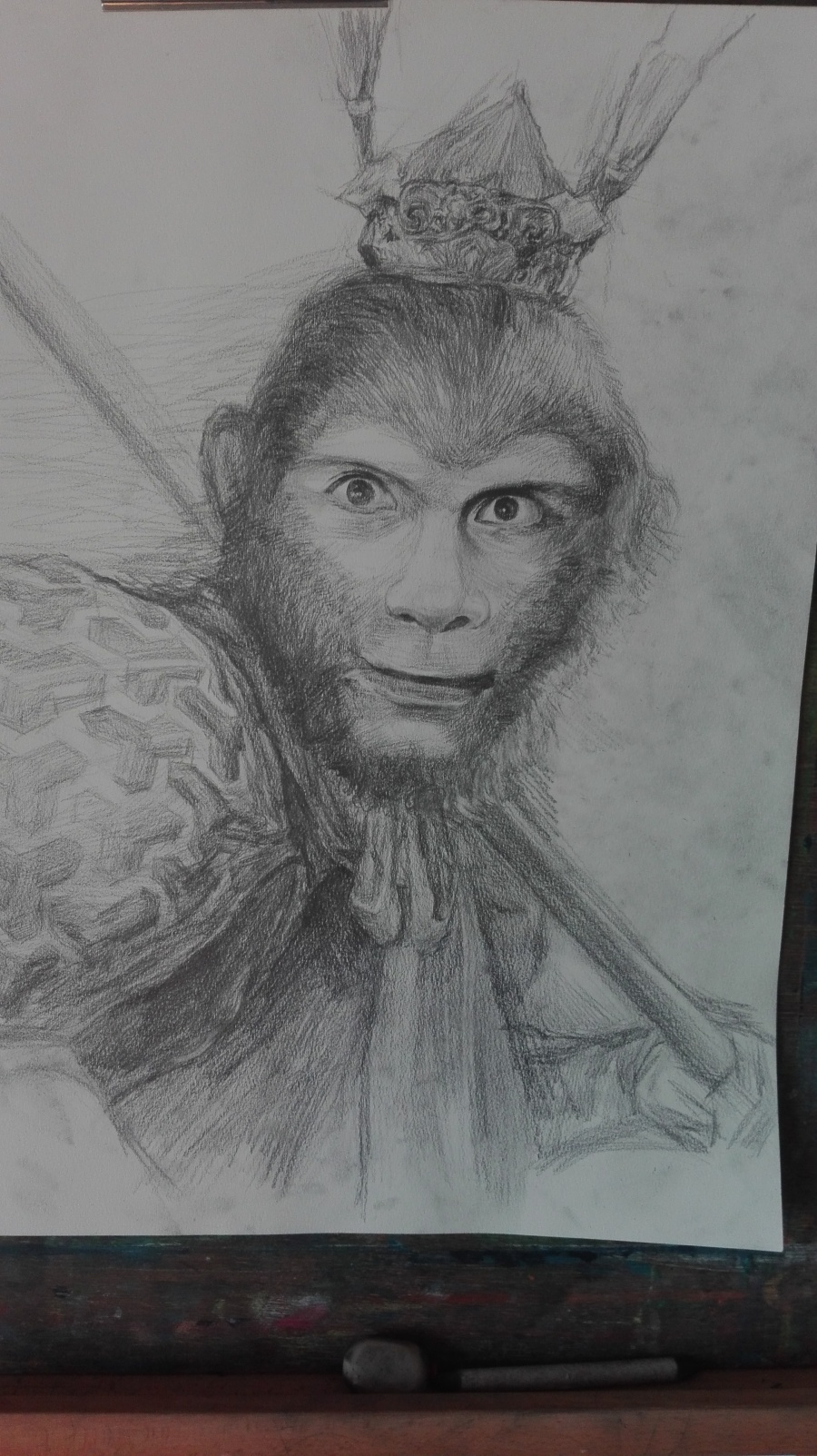 齐天大圣|素描|纯艺术|zhuyx - 原创设计作品 - 站