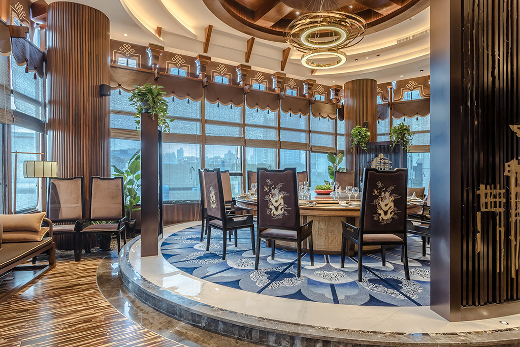 苏河湾公益室内环境拍摄 高档酒店 高档中式餐厅