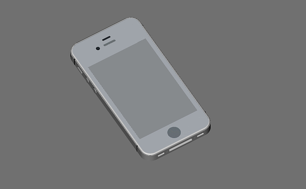 3dmax iphone 4s建模