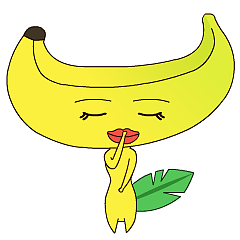 微信表情香蕉小姐