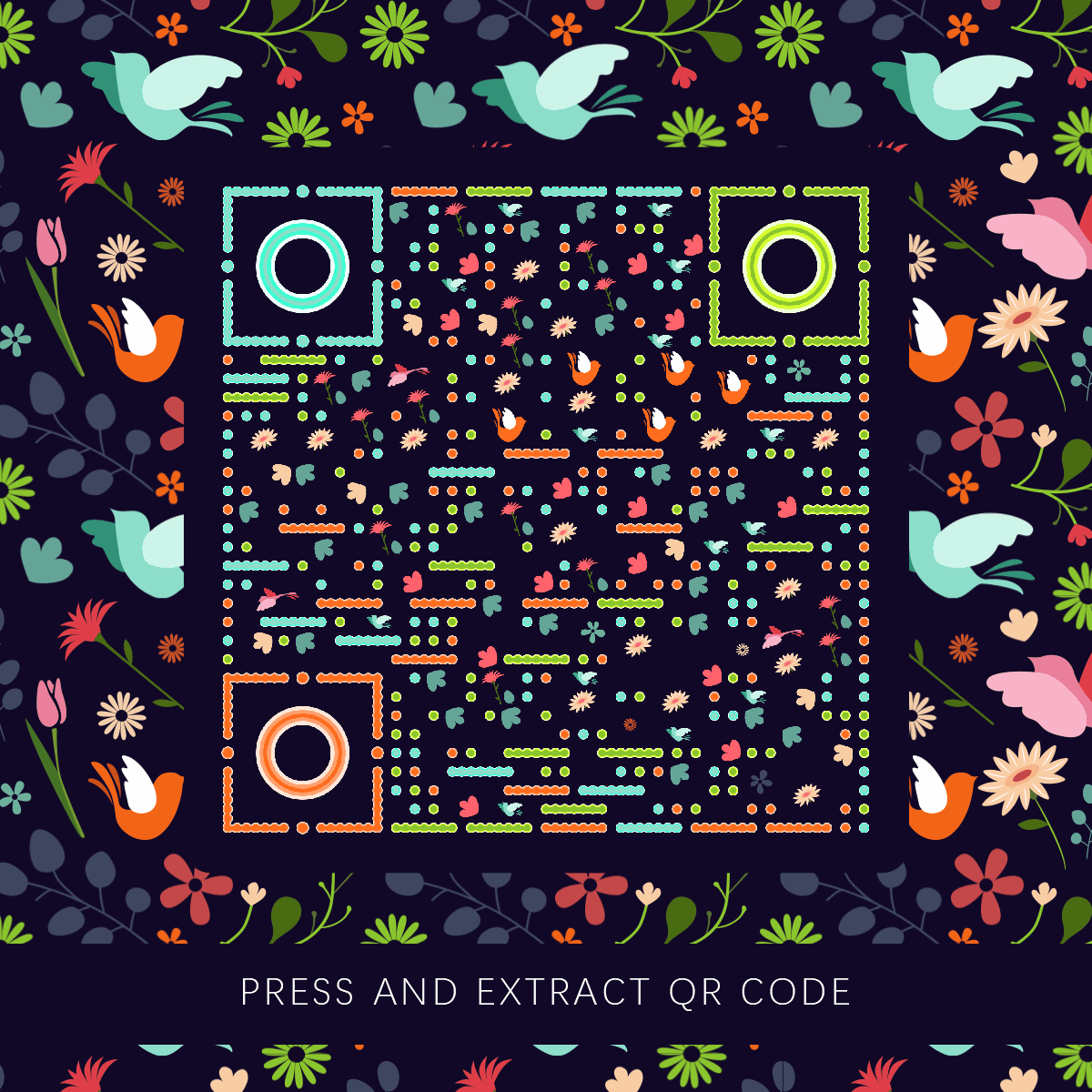 缤纷花语动态图模板-玩玩笑笑