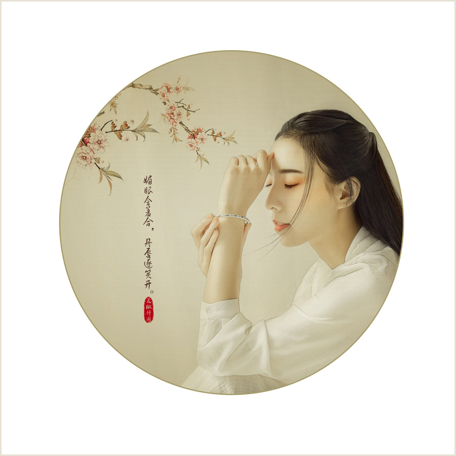 中国风工笔画人像修图|人像|摄影|Jessica曾 - 原