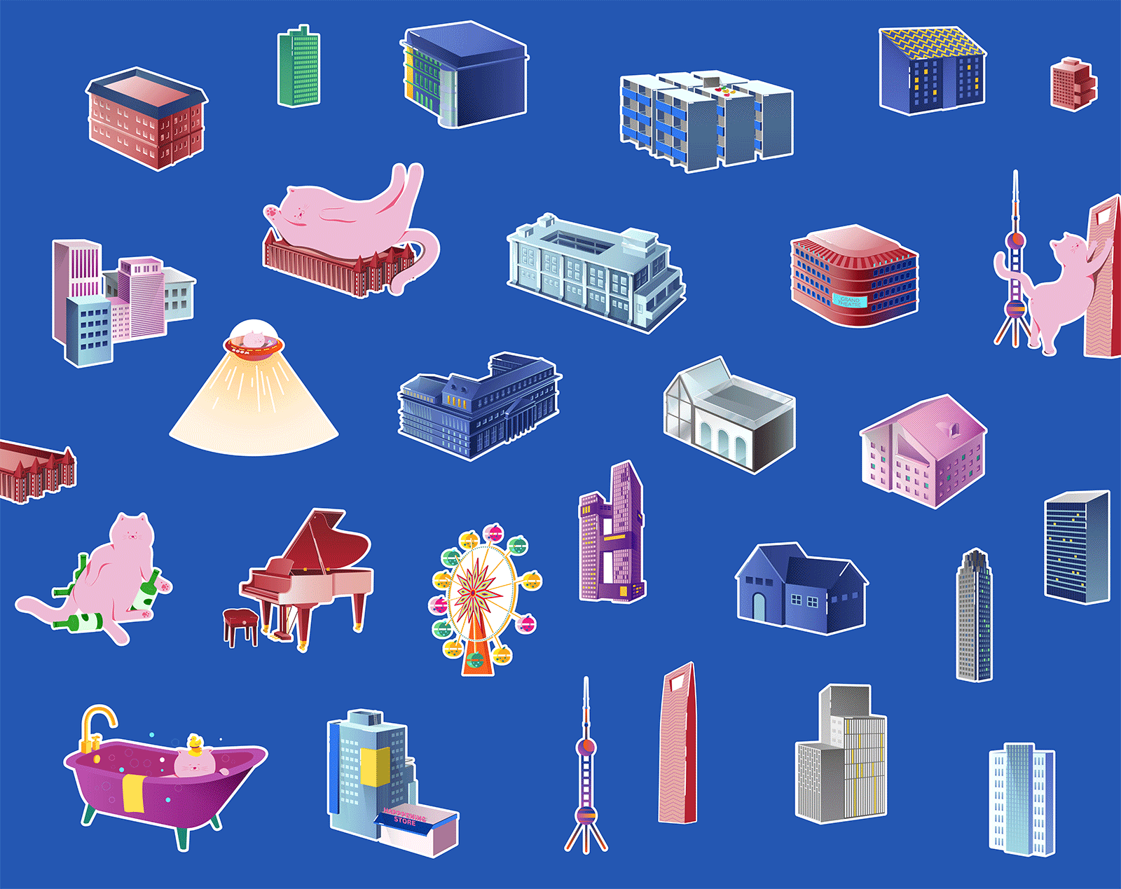 mochis playground|插画|其他插画|connieyu - 原创