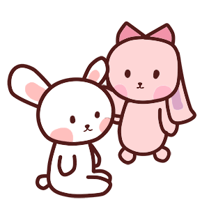 qq表情-小兔几love|动漫|网络表情|难管小猪 - 原创