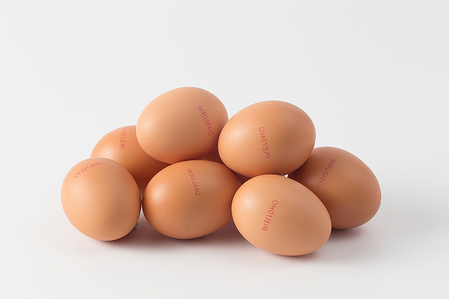【dueholm/都尔霍姆】有机鸡蛋,白底图静物产品拍摄