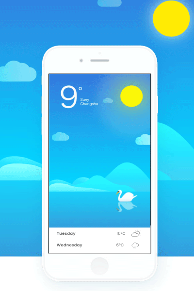 天气动效|ui|app界面|zhouyayi - 原创作品 - 站酷