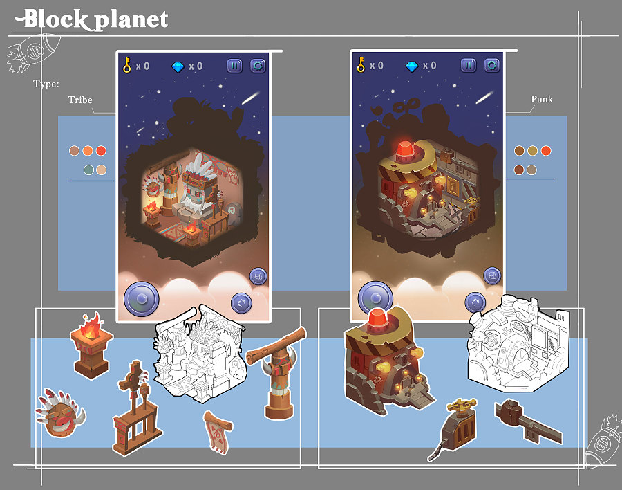 原创团队作业《Block Planet》-益智小游戏|商业