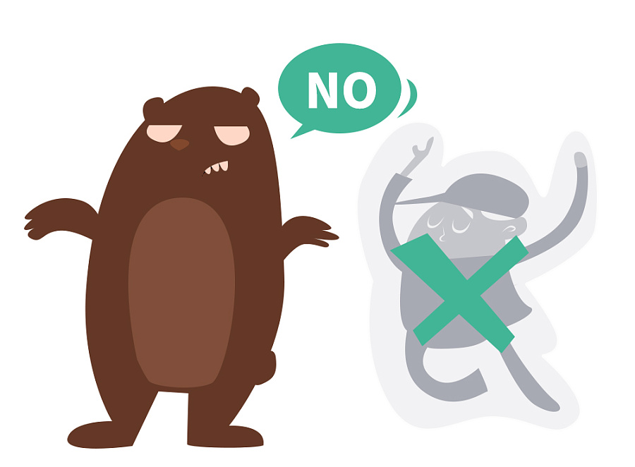 The Bear and the Two Travelers|儿童插画|插画