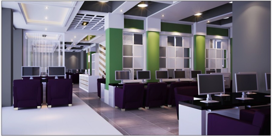 青铜峡游戏主题网咖设计《我们的游戏世界》|