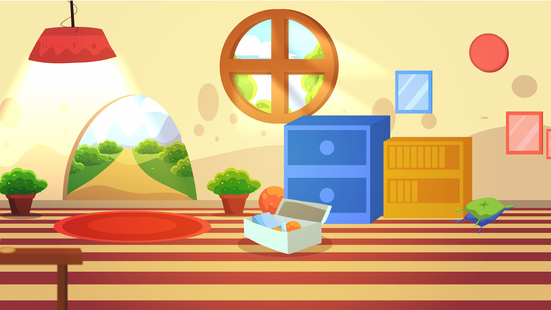 二维动画矢量场景设计|动漫|动画片|宝塔_ - 原创作品