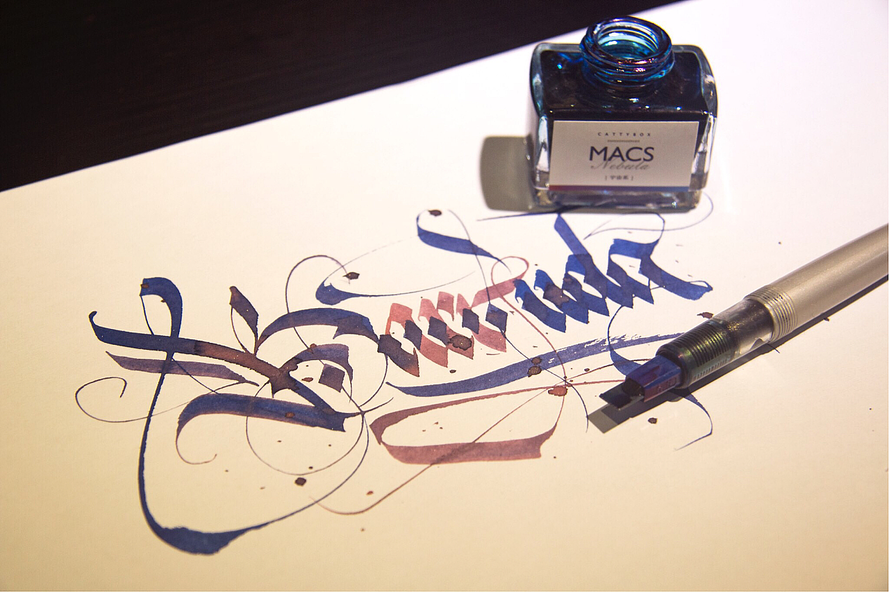 英文字体设计 Calligraphy英文书法 手写