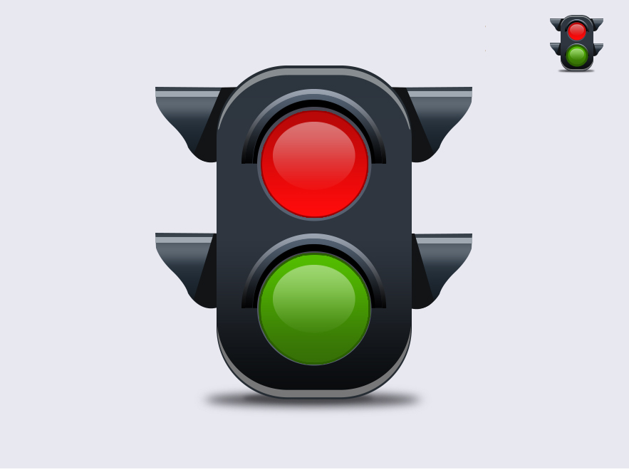 交通信号灯|图标|UI|sannyshen - 原创设计作品 