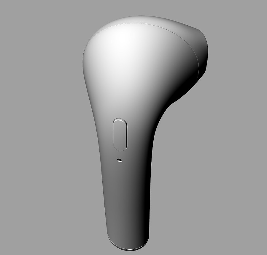 上孔位版苹果安卓AirPods无线耳机3D模型犀牛