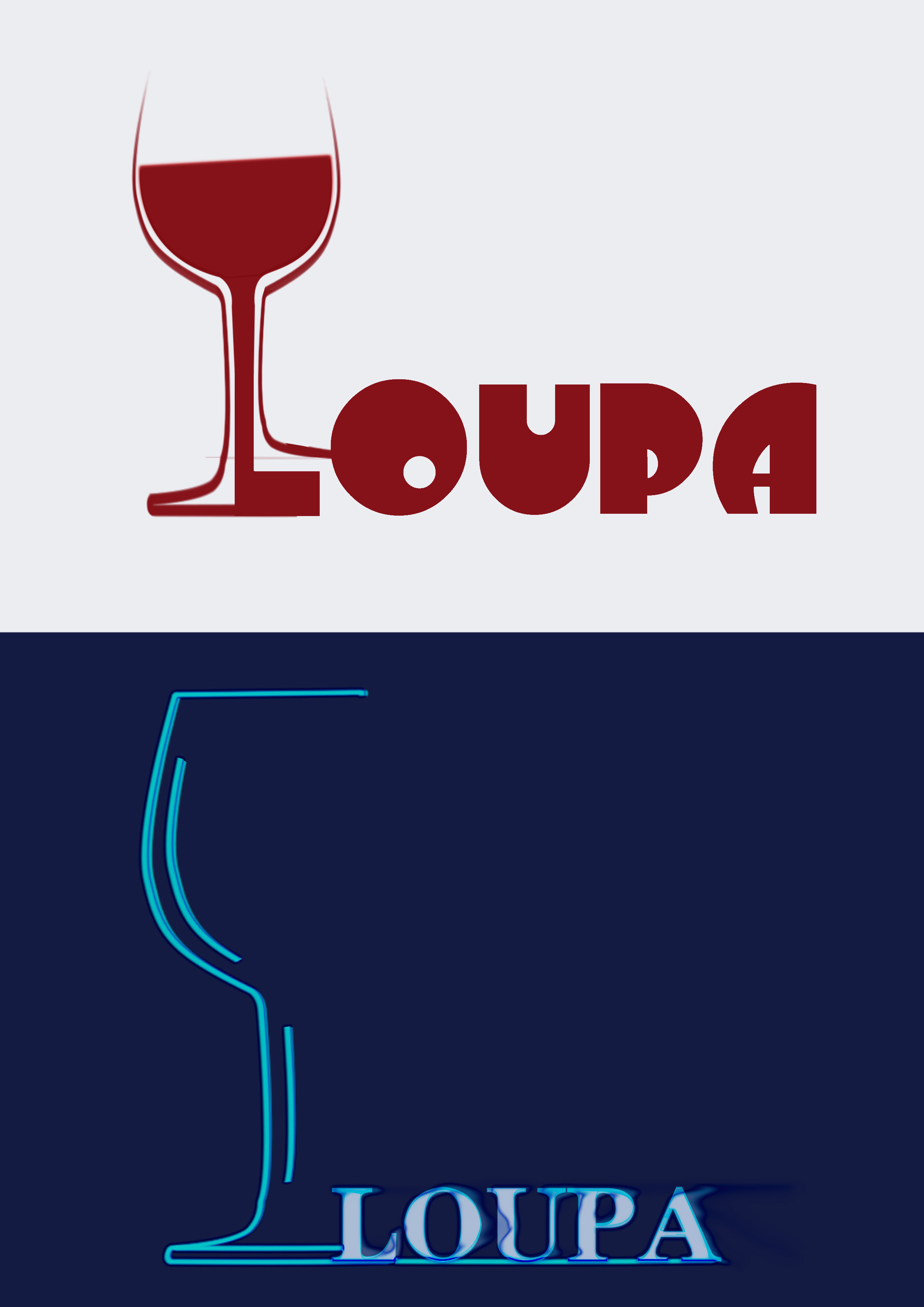 罗派红酒杯葡萄酒杯logo
