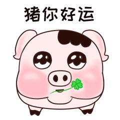 一只名为猪福尼的猪的表情包