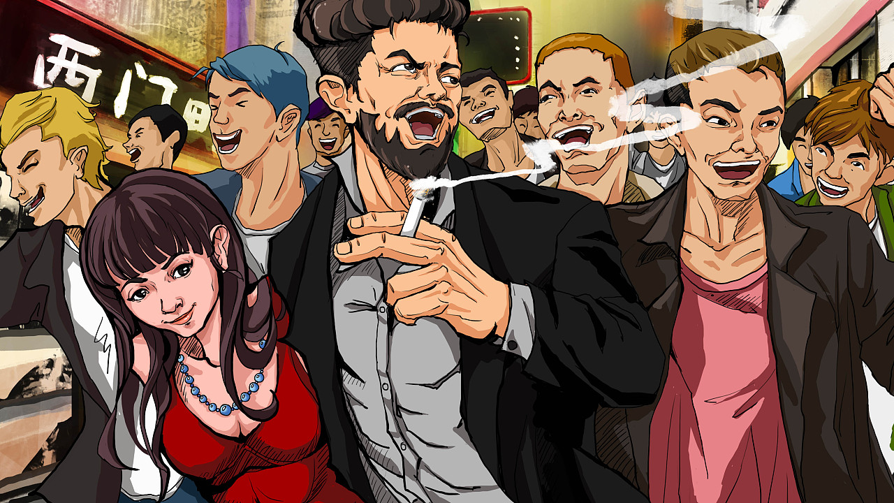 电影《胡同凯哥之狂暴西门町》片中插图绘制|插画|商业插画|24mortal - 原创作品 - 站酷 (ZCOOL)