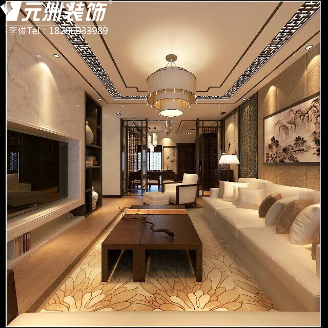 贵阳市金龙星岛国际80多平米装修设计效果图