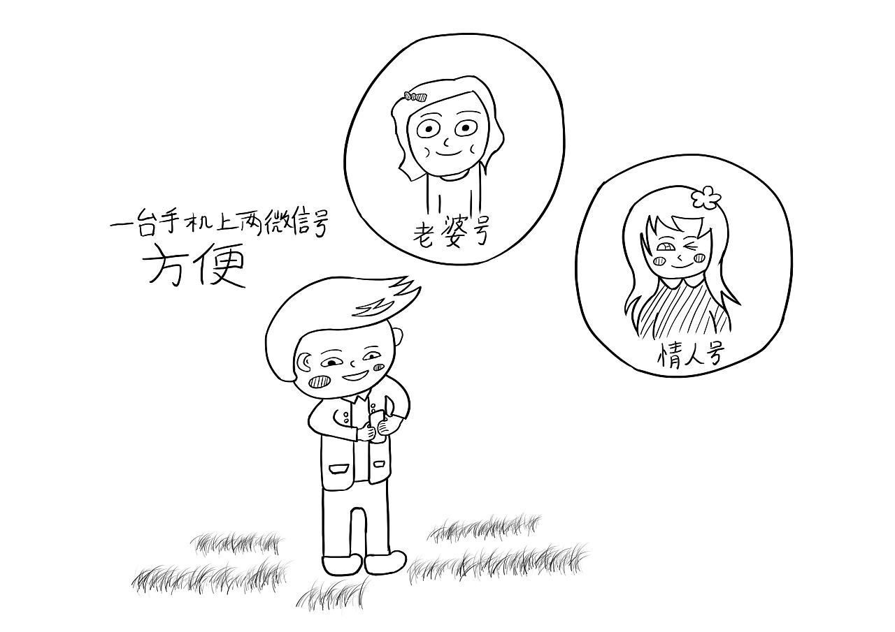 简笔画-生活段子1