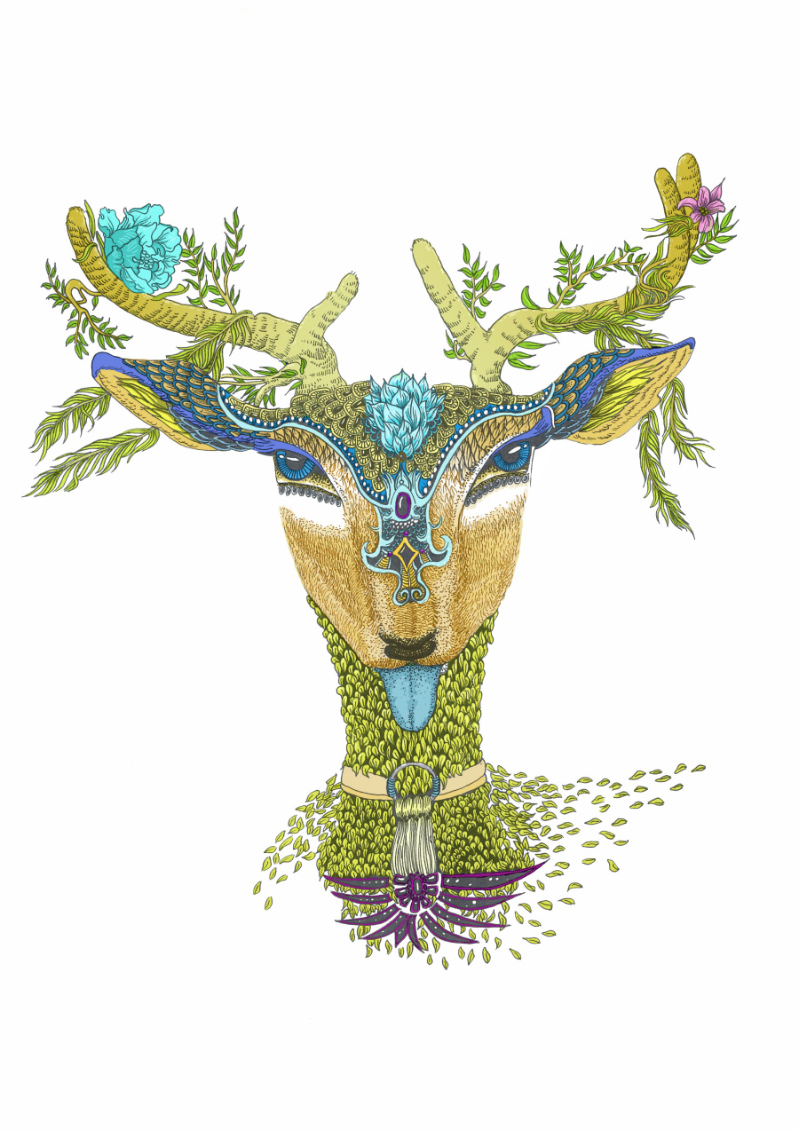 云力牛勿|商业插画|插画|九君 - 原创设计作品 - 