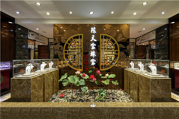 《中式风珠宝店》-成都珠宝店装修丨成都珠宝店设计