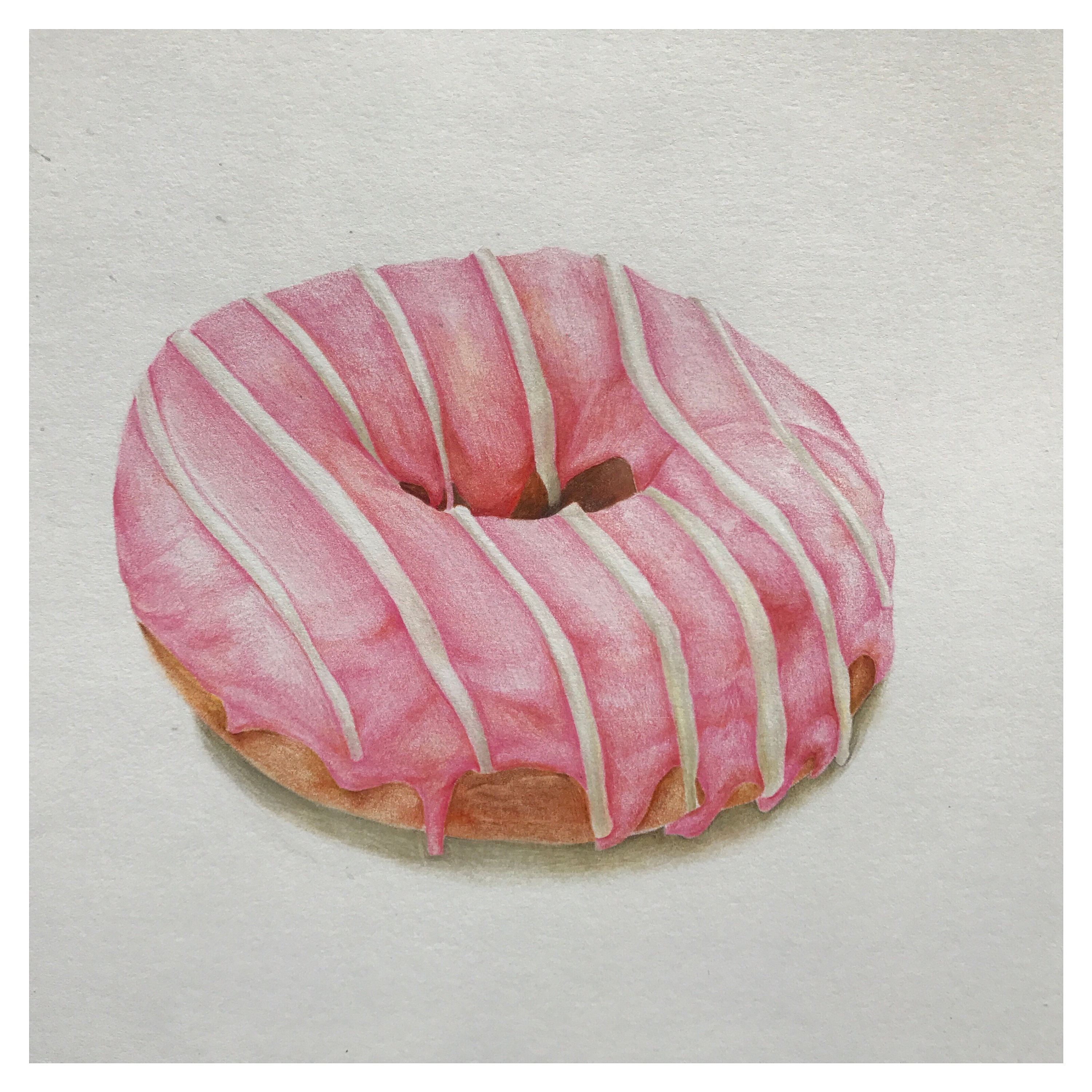 彩铅甜甜圈|纯艺术|绘画|荒荒0000 - 原创作品 - 站酷