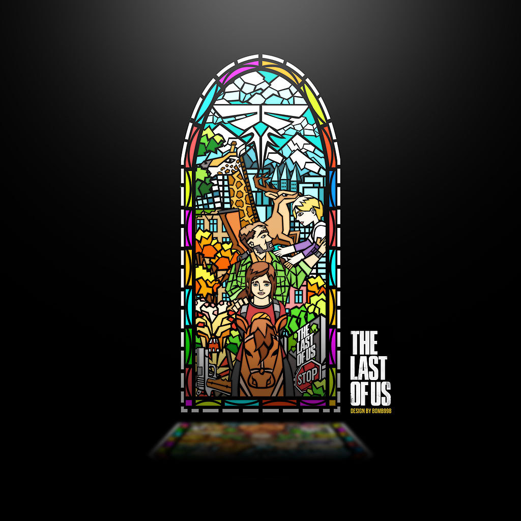 THE LAST OF US 教堂玻璃插画|插画|概念设定