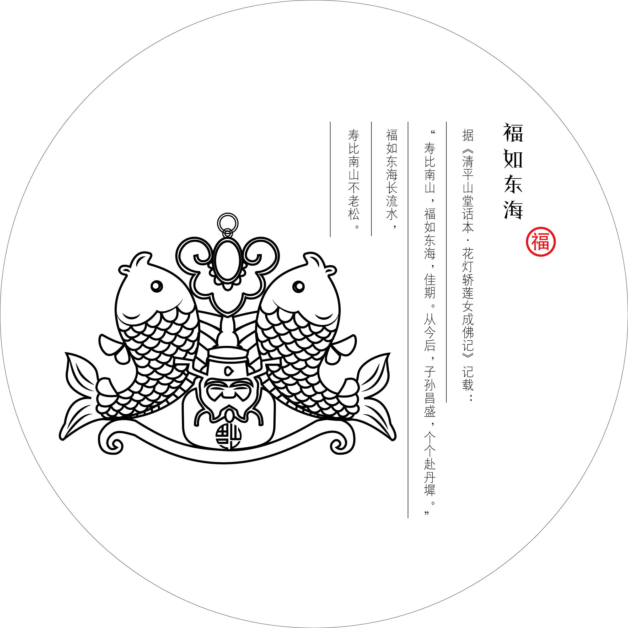 喜财》为主题的系列首饰电子稿,结合中国传统吉祥语的寓意和图案