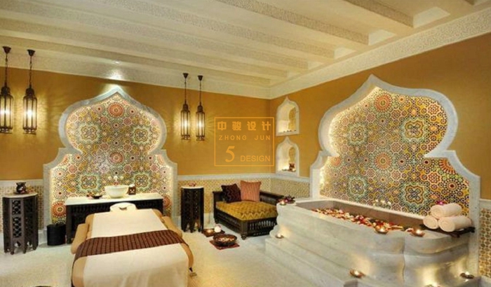 东南亚风格主题会所软装设计-郑州中骏设计|室