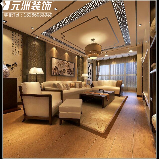 贵阳市金龙星岛国际80多平米装修设计效果图