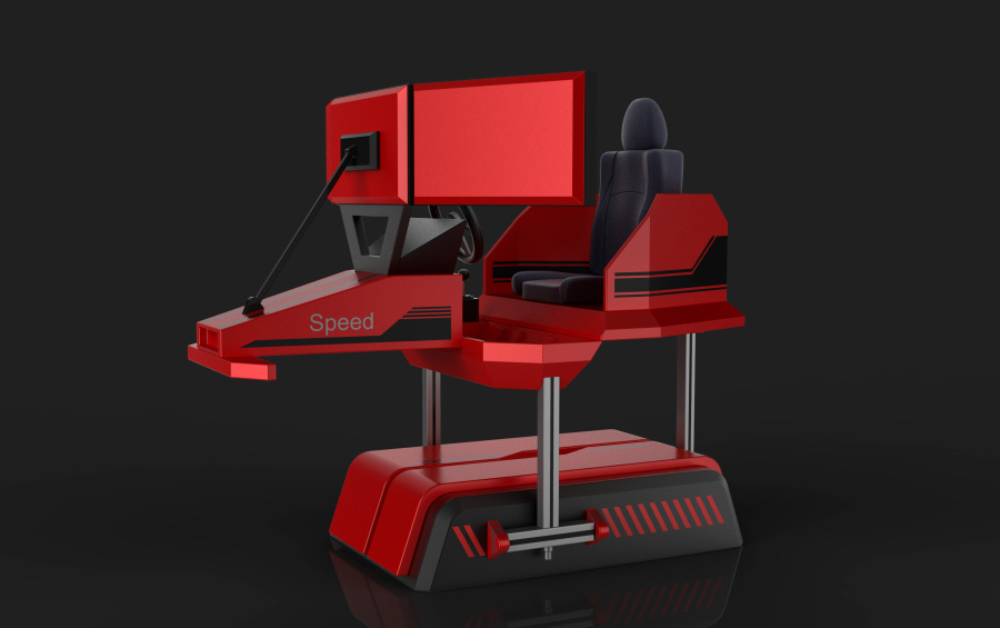 3自由赛车模拟器外观设计|交通工具|工业\/产品