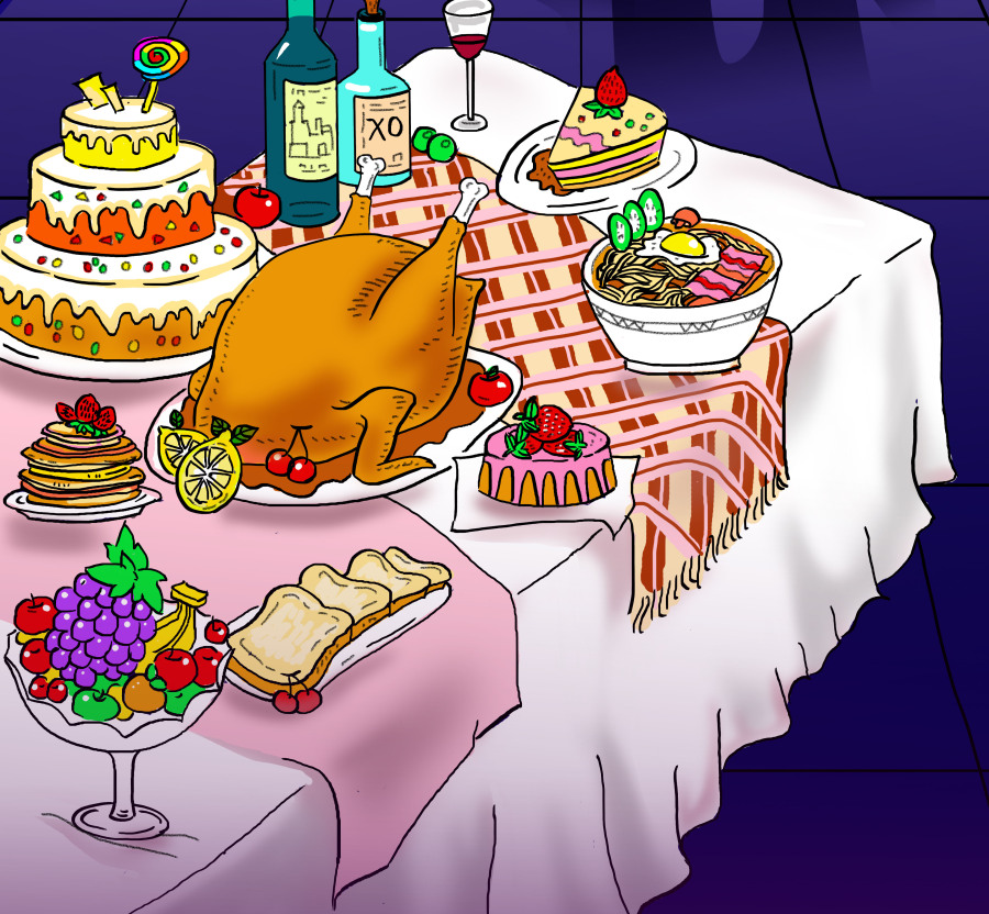 六一儿童节《美女与野兽》~某汽车儿童节插画