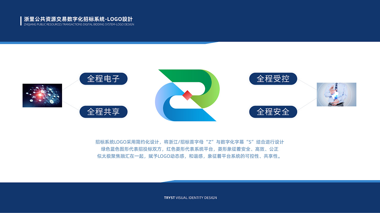 浙里公共资源交易数字化招标系统logo设计|平面|logo|tryst1995 原