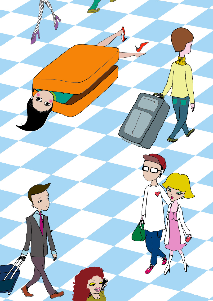 我的旅行箱，我的家|绘画习作|插画|遐观 - 原创设计作品 - 站酷 (ZCOOL)