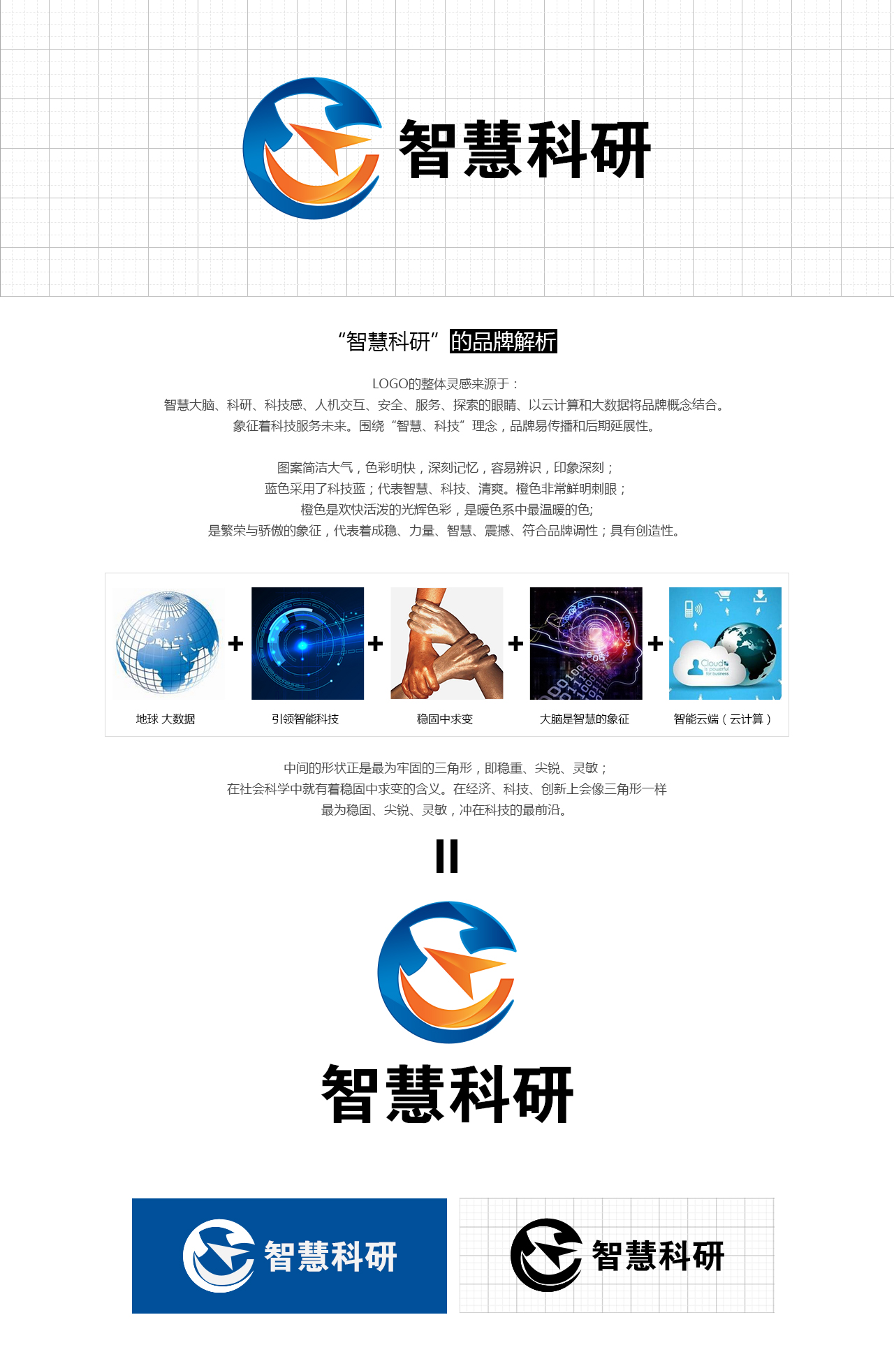 智慧科研logo logo设计 logo 智慧 科研 教育