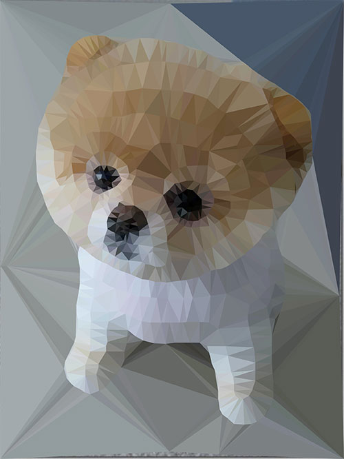 查看《低多边形小狗》原图,原图尺寸:500x666