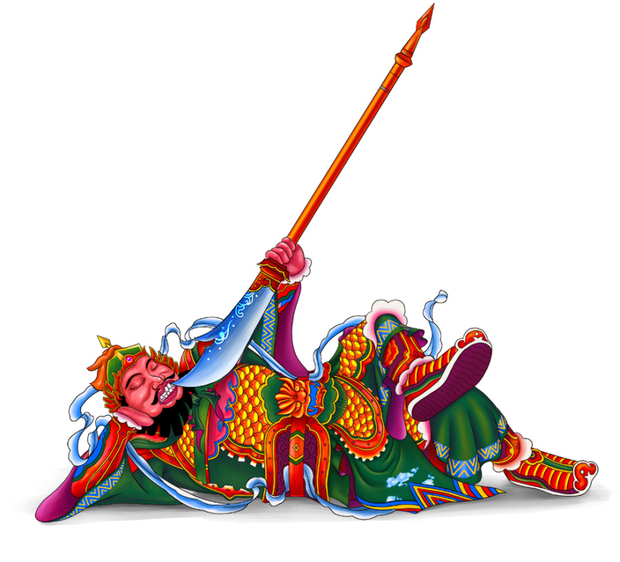 门神|商业插画|插画|YY杨癫癫 - 原创设计作品 -