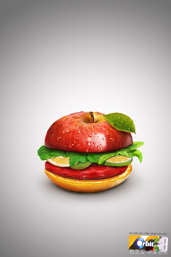 Orbit口香糖系列创意平面广告|DM\/宣传单\/平面广告|平面|创意宝 - 原创设计作品 - 站酷 (ZCOOL)