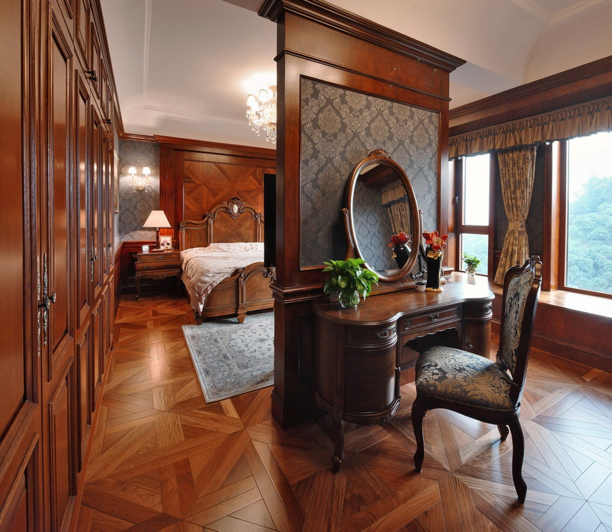 金沙湖高尔夫观邸别墅装修设计|纯美式别墅设