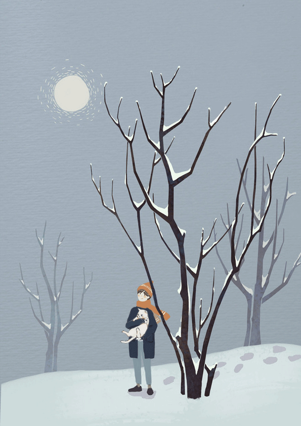 24节气 二十四节气动态插画临摹