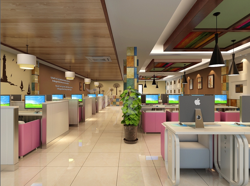 威武小型网咖|网吧装修设计-威武特色网咖|网吧