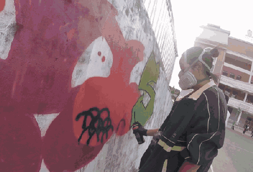 羡慕,这又是别人家学校|涂鸦课程校园行 - 设计文章