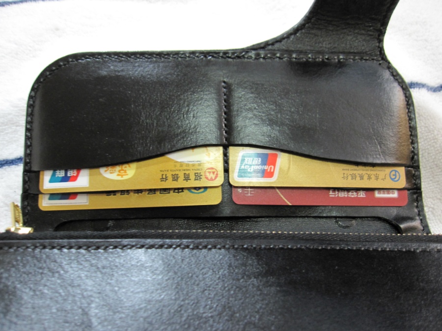 骷髅底纹满镶骷髅钉男款长钱夹及证件皮套|皮