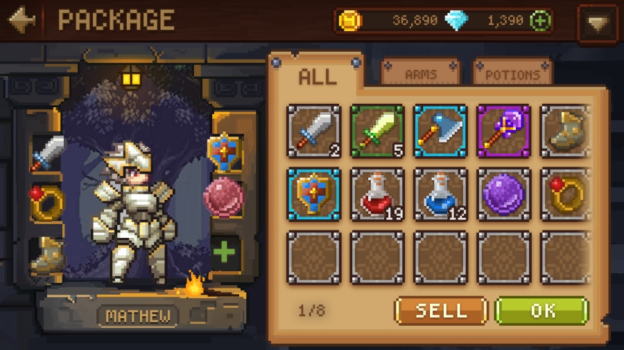 像素rpg|游戏UI|UI|王小妞家的王小妞 - 原创设计