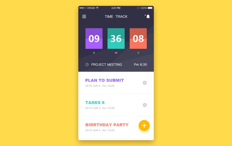 工作记录 计划|移动设备\/APP界面|UI|小胳膊儿