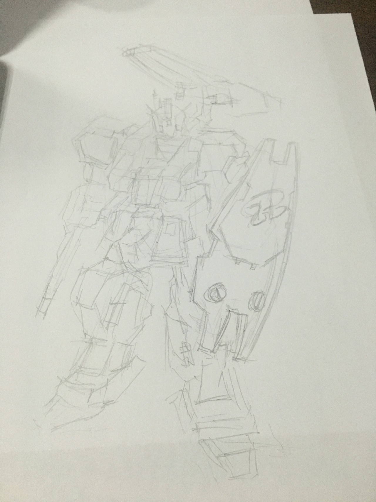 手绘机甲
